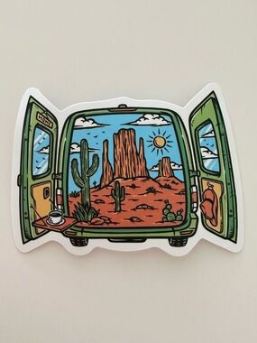 10/$10 Desert Camper Sticker